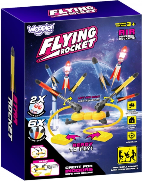 Dvojitá pěnová raketová vystřelovačka Woopie