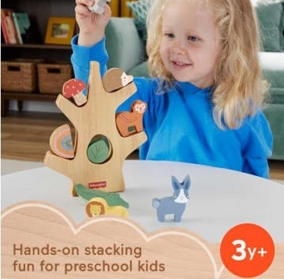 Dřevěná stavebnice strom Fisher-Price