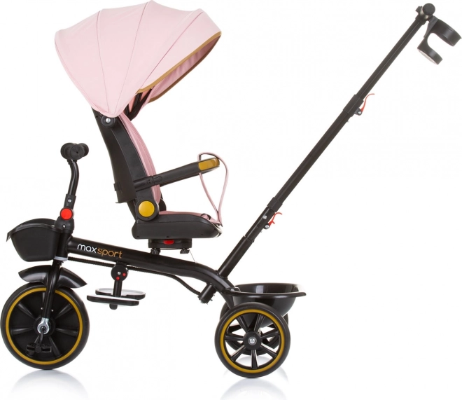 Tříkolka se stříškou Max Sport 2v1 Flamingo