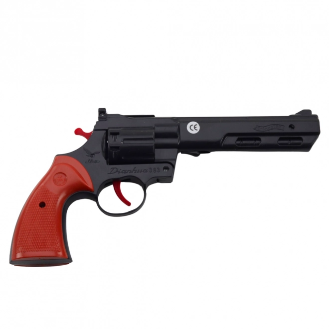 Kultovní dětský revolver na kapsle černý