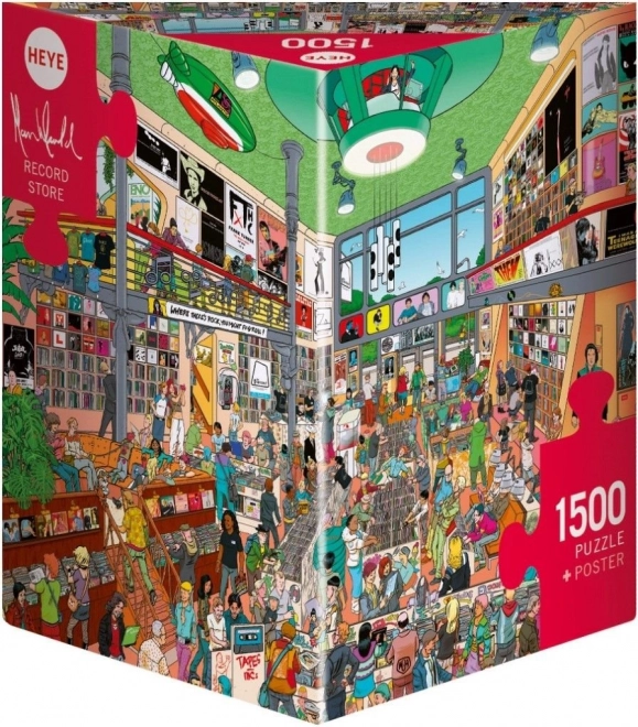 Puzzle obchod s hudebninami od Marca Herolda