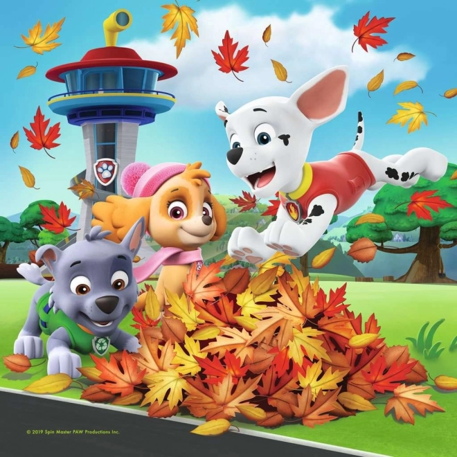 Ravensburger puzzle Tlapková patrola 3x49 dílků