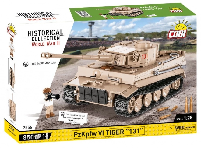 COBI 2556 II WW PzKpfw VI Tiger 131, 1:28, 850 k, 1 f