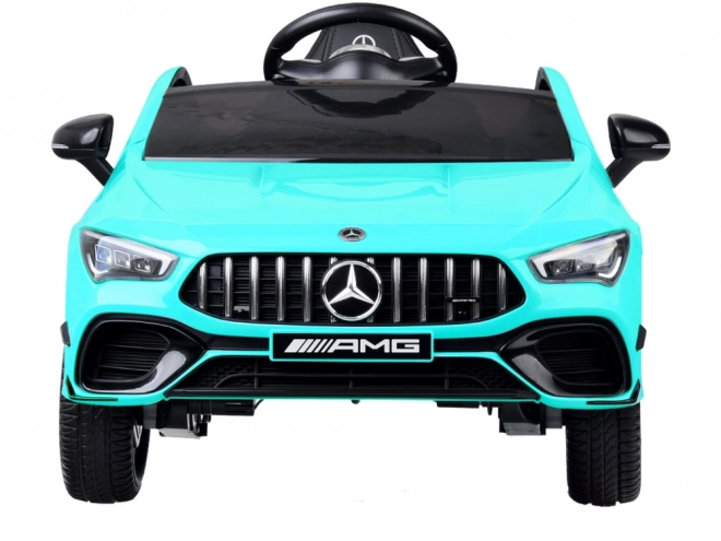 Dětské elektrické auto Mercedes AMG CLA 45s s houpacím efektem – Modrá