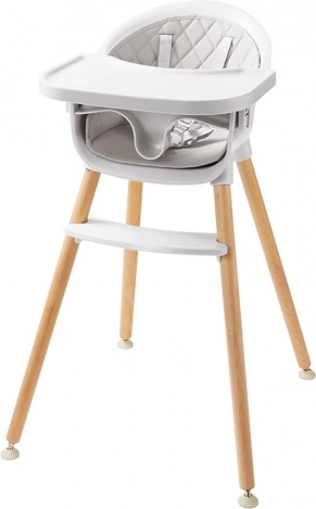2Kids Toys jídelní židlička šedá
