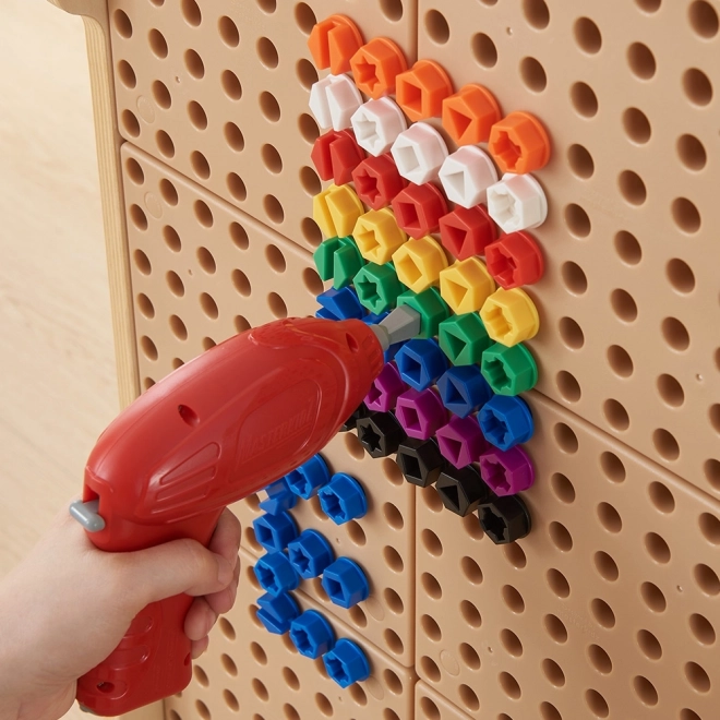 Masterkidz barevné šroubky do kreativní tabule STEM