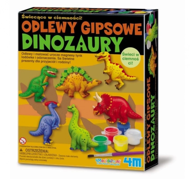 Odlewy gipsové Dinozaury