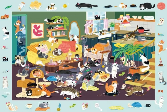 Puzzle Kočičí hrátky 150 dílků