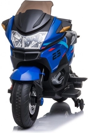 Dětský akumulátorový motocykl Modrý