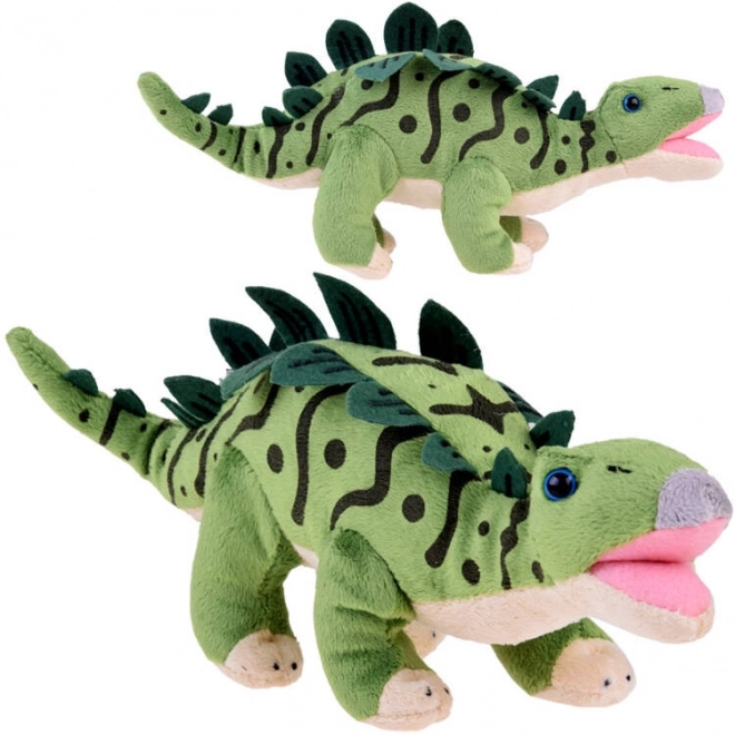 Plyšový dinosaurus stegosaurus zelený 30cm