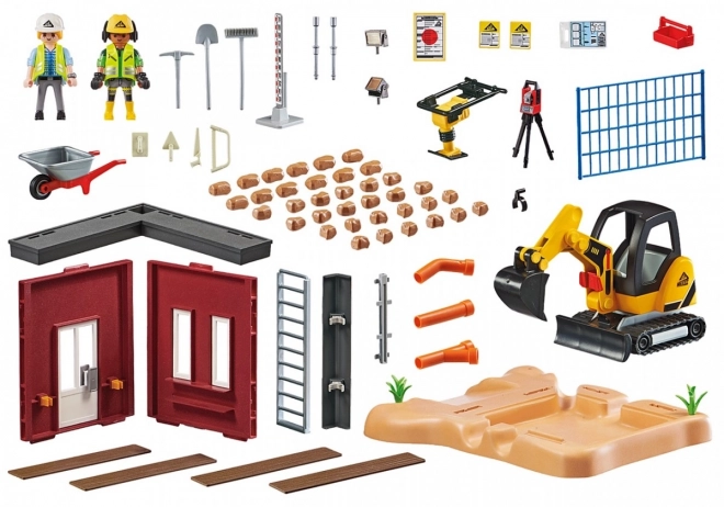 Playmobil Minibagr s konstrukčními prvky