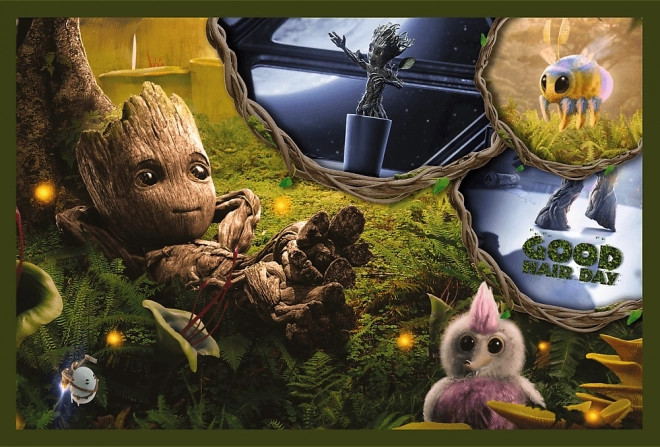 Puzzle 2x200 dílků Já jsem Groot Guardians Marvel