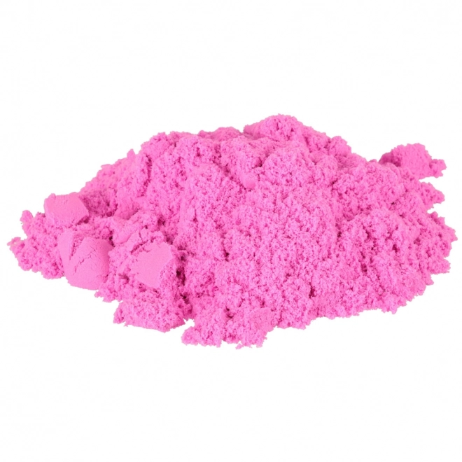 Kinetický písek béžový 1 kg s formičkami – Růžový