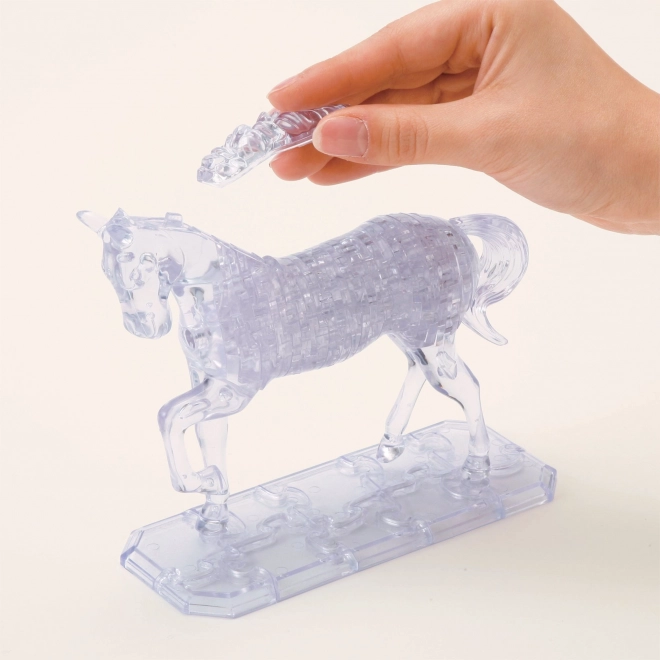 Skládačka 3D Crystal puzzle Kůň 100 dílků
