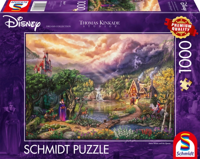 Puzzle SCHMIDT Disney: Sněhurka a Královna 1000 dílků