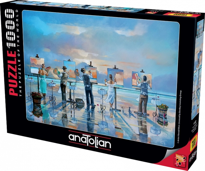 ANATOLIAN Puzzle Malování bouře 1000 dílků