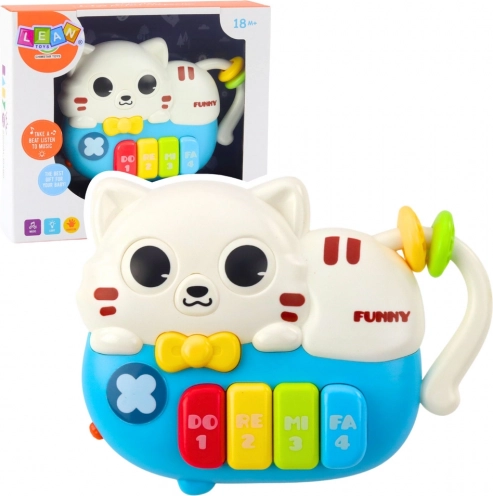 Mini pianko kočka s efekty světla a zvuku