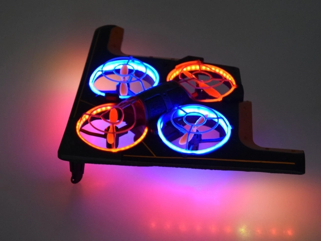 Zábavný dron s kamerou a osvětlením