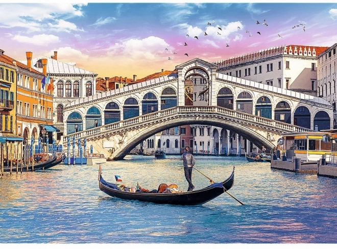 Puzzle Most Rialto Benátky 500 dílků