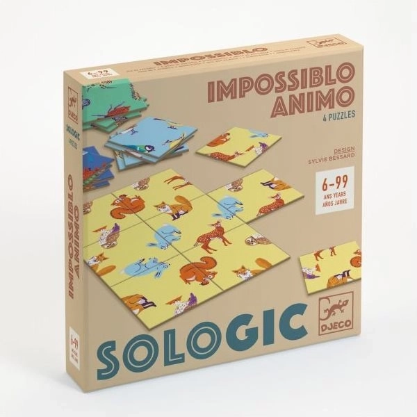 DJECO Logická hra Sologic Impossiblo - Zvířata