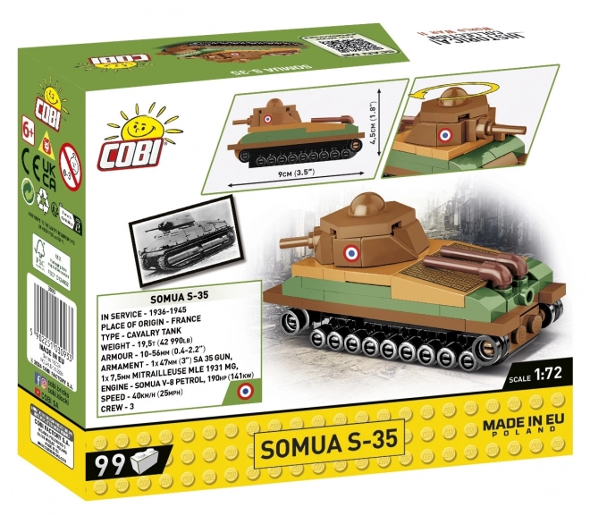 COBI 3093 II WW Somua S-35, 1:72, 99 k