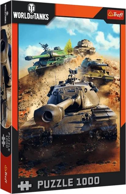 Puzzle 1000 dílků WORLD OF TANKS: tanky v boji Trefl