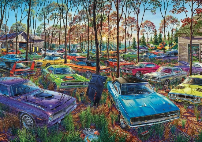 ART PUZZLE Puzzle Autovrakoviště 1000 dílků