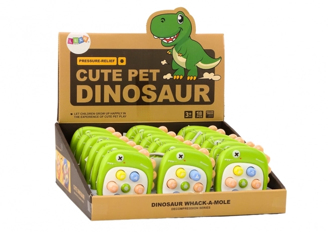 Whack A Mole Dopisy Dinosaur Green arkádová hra
