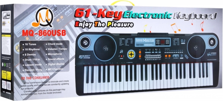 Připojení USB a MP3 + mikrofon v balení