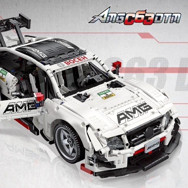 Stavebnice Sportovní Auto Bílé 2489 ks