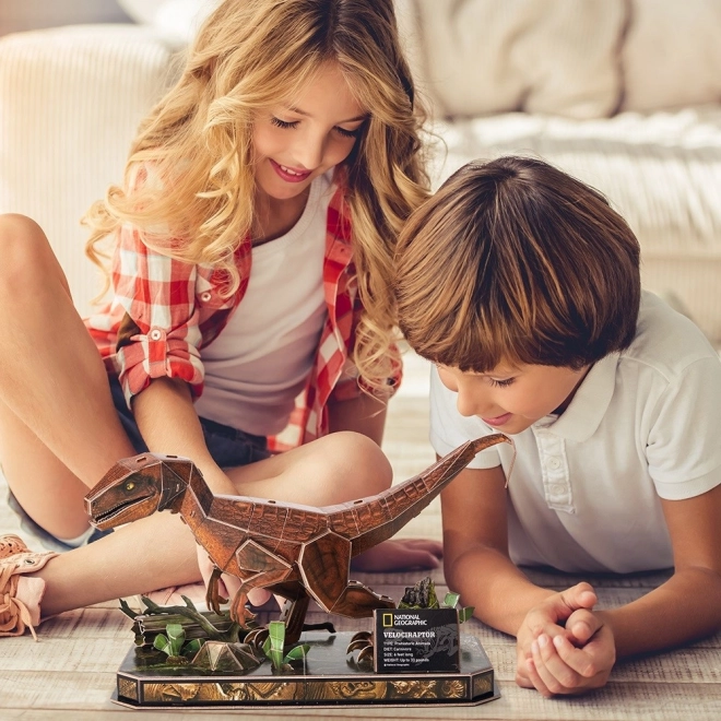 National Geographic 3D puzzle - Velociraptor