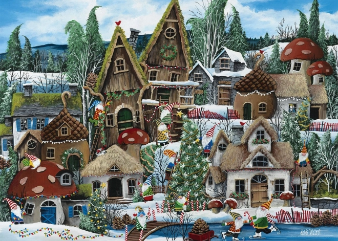 Puzzle vánoční skřítek 1000 dílků