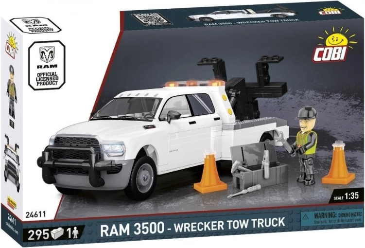 Cobi stavebnice Dodge Ram 3500 odtahový vůz 1:35