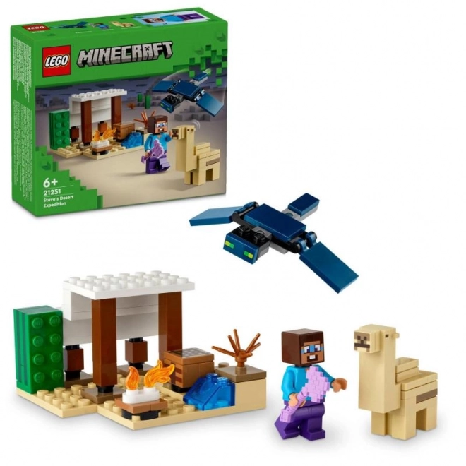 Kostky Minecraft 21251 Pustinná výprava Stevea