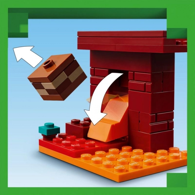 LEGO Minecraft Bitva na mostě v Netheru
