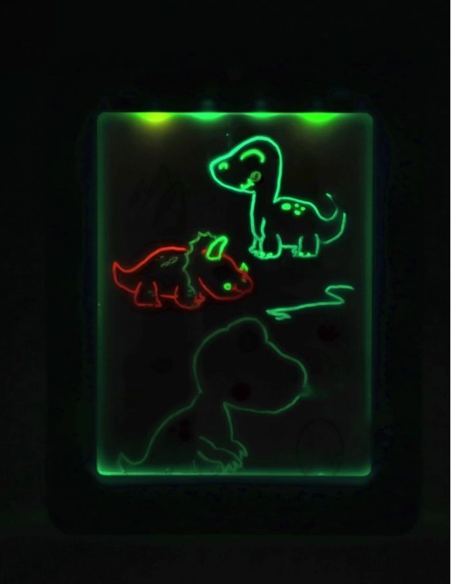 Neonová kreslicí tabule