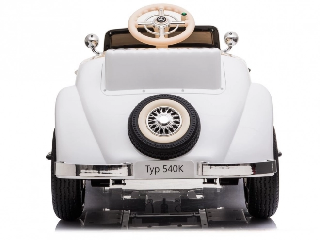 Retro auto na akumulátor Mercedes-Benz 540K – Bílé