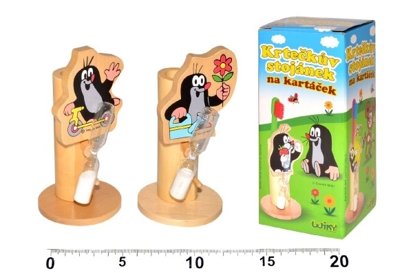 Stojánek na kartáček Krtek s kytkou
