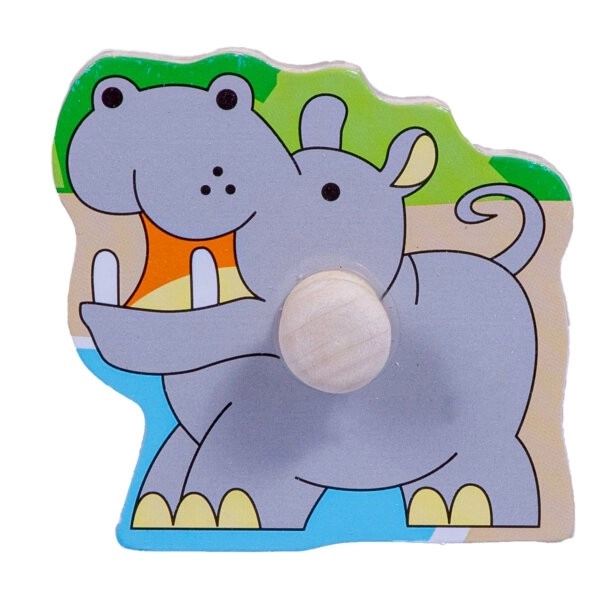 Dřevěné puzzle se zvířaty