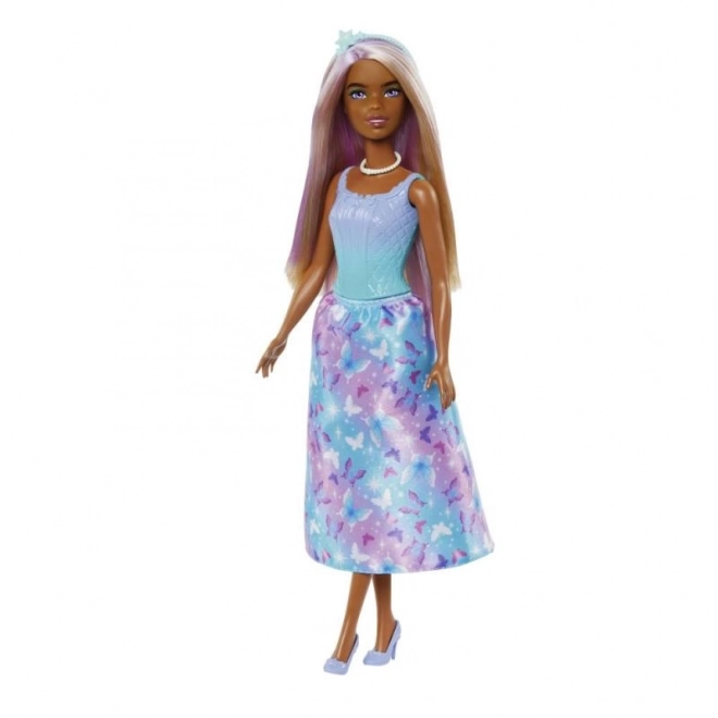 Barbie Pohádková Princezna – Tmavší s modrými šaty