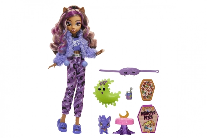 Monster High pyžamo párty s Clawdeen Wolf