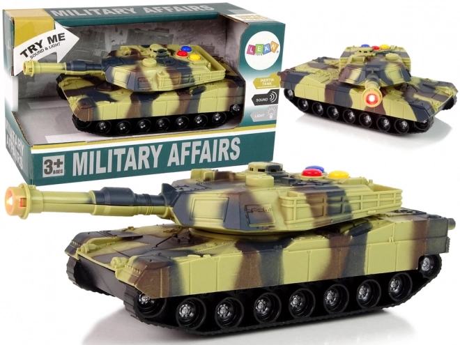 Vojenský tank 1:32 Moro Brown Sound Lights