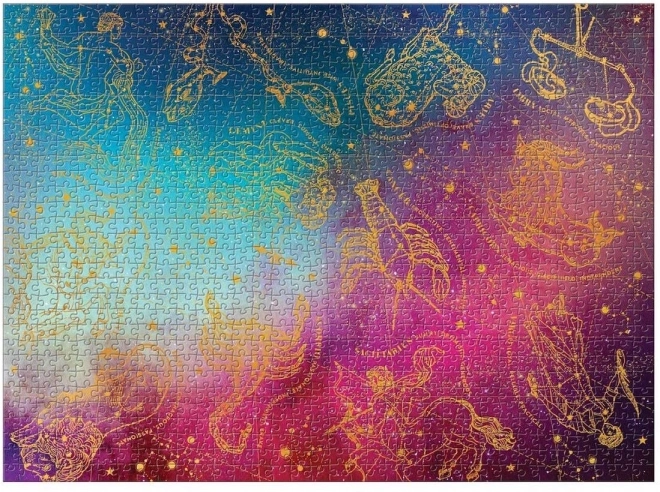 Galison puzzle Souhvězdí zvěrokruhu 1000 dílků