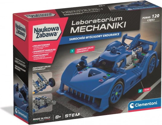 Laboratorium mechaniky – vytrvalostní závodní auto CLEMENTONI