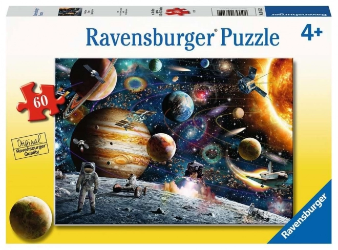 Puzzle Astronaut ve vesmíru 60 dílků