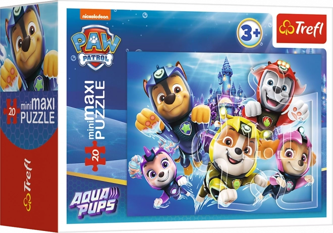 Puzzle Tlapková patrola miniMAXI 20 dílků