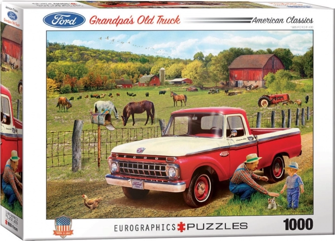 EUROGRAPHICS Puzzle Dědečkovo auto 1000 dílků