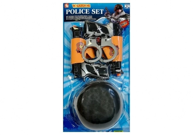 Dětský policejní set se zbraněmi a pouty