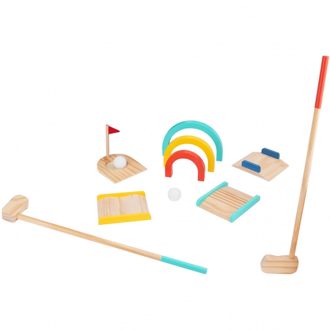 Dřevěná golfová hra pro dva – Tooky Toy