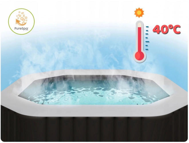 Nafukovací vířivka pro 6 osob INTEX 196x71 cm s prémiovým příslušenstvím